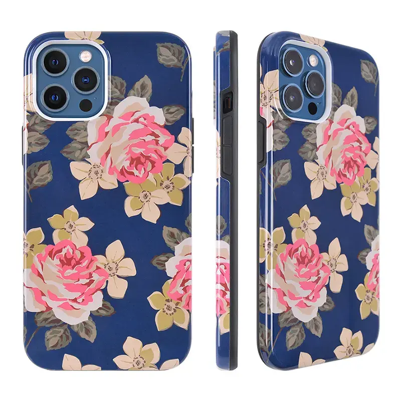 Printed Dual Layer Phone Cover For iPhone 13 Case