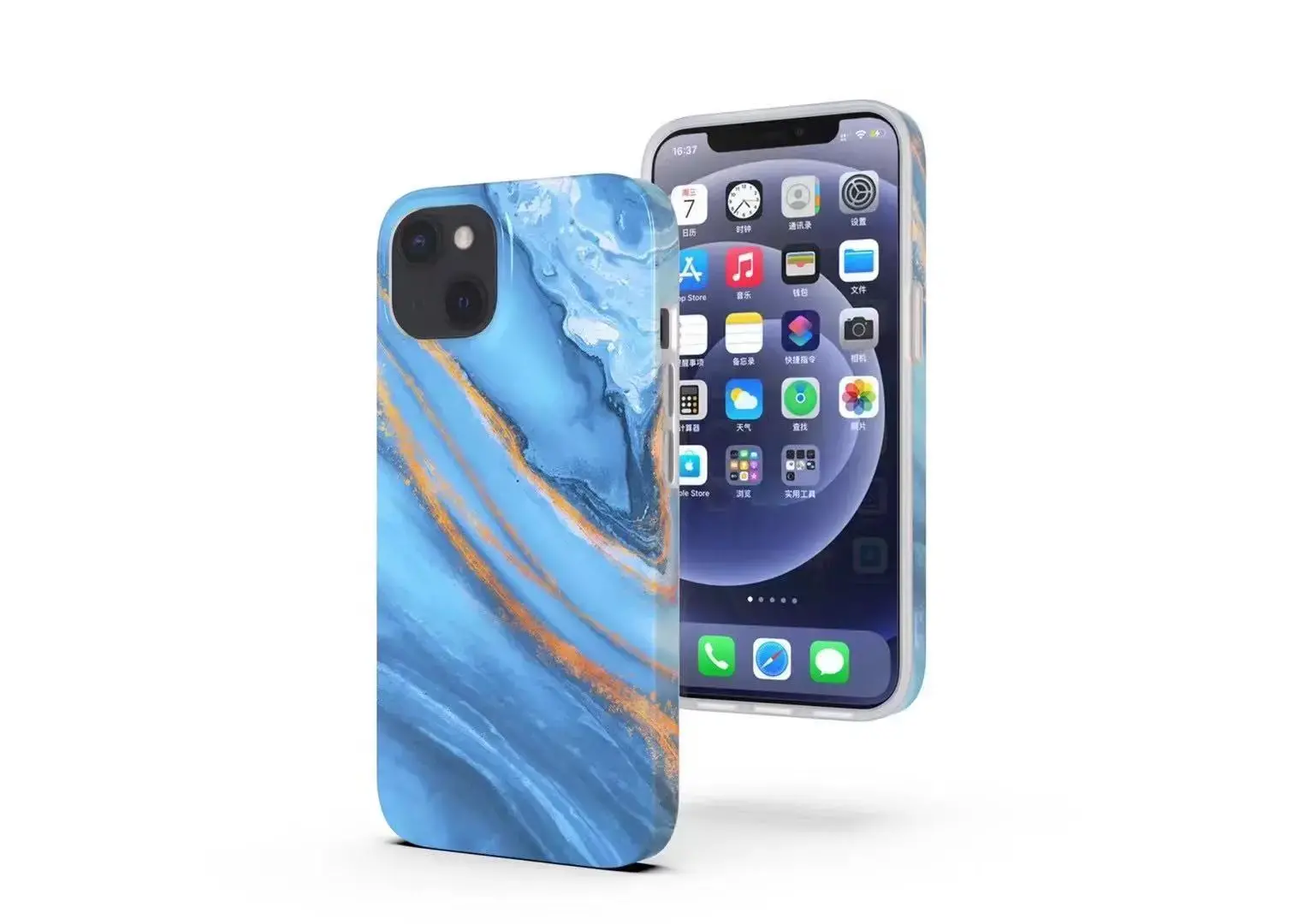 Patterned IML Case for iPhone 13