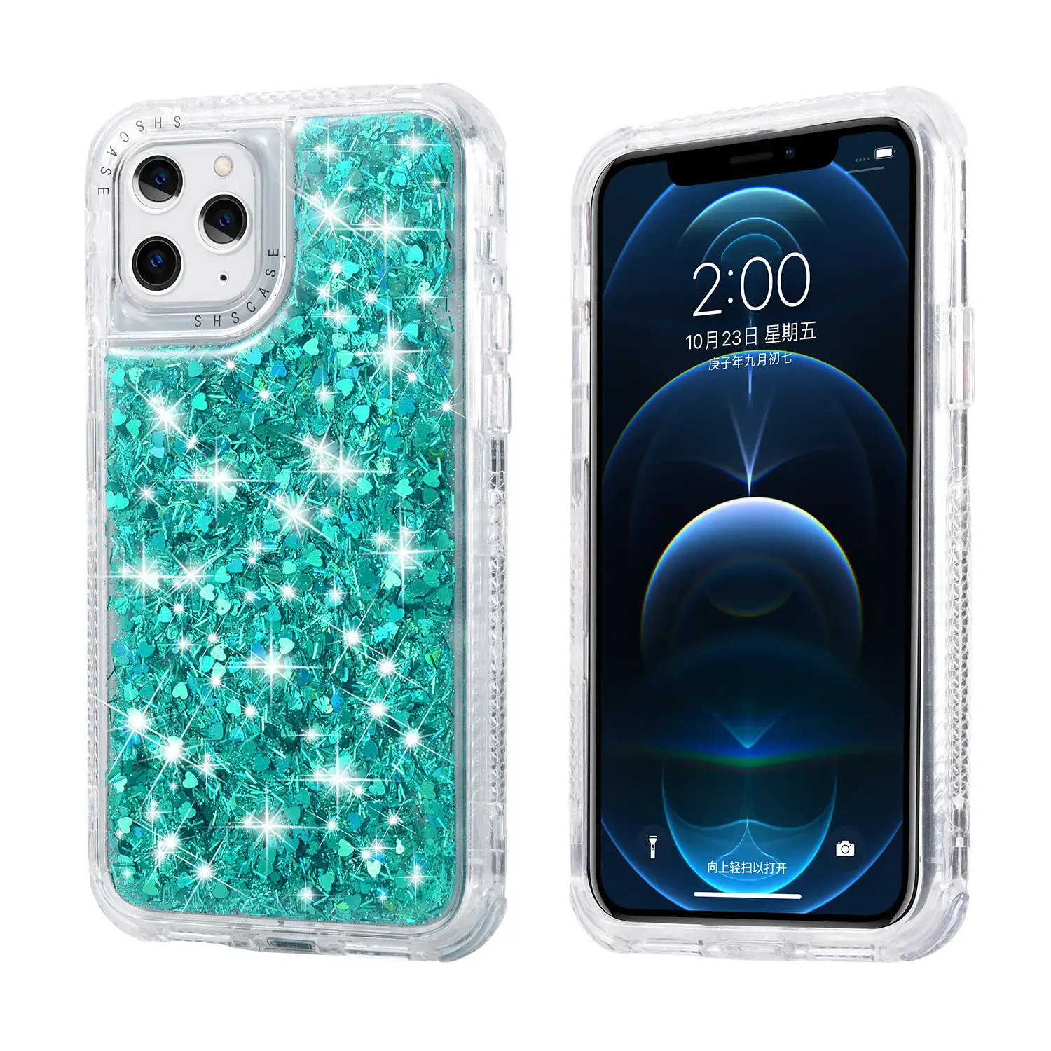 Glitter Fashion Phone Case For iphone 13 Pro Bling Bling Mobile Cover 