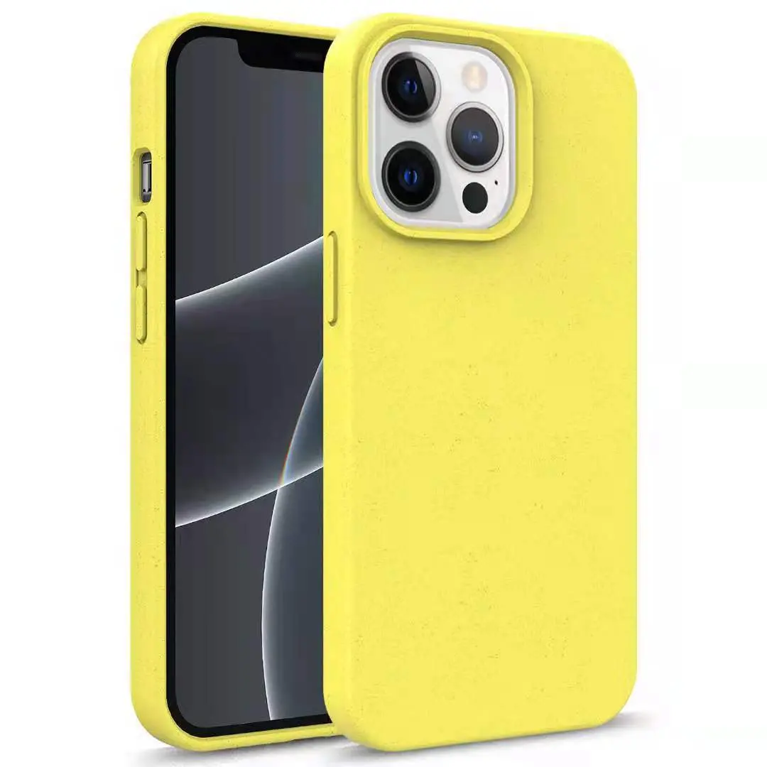 sustainable phone cases yellow