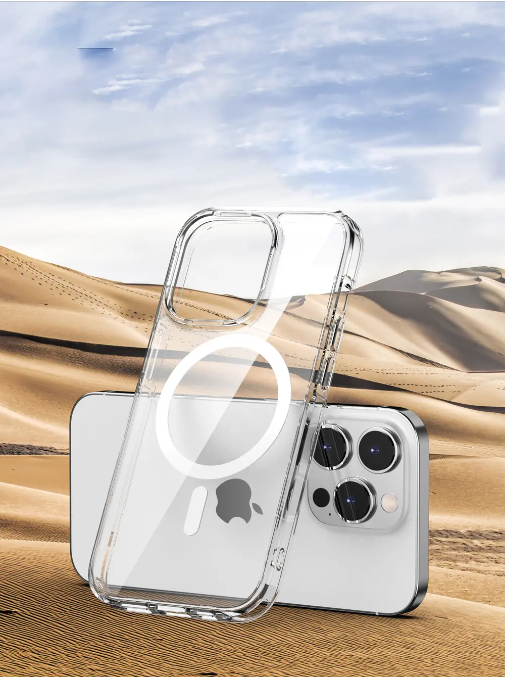 clear magsafe phone case for iphone 15 pro