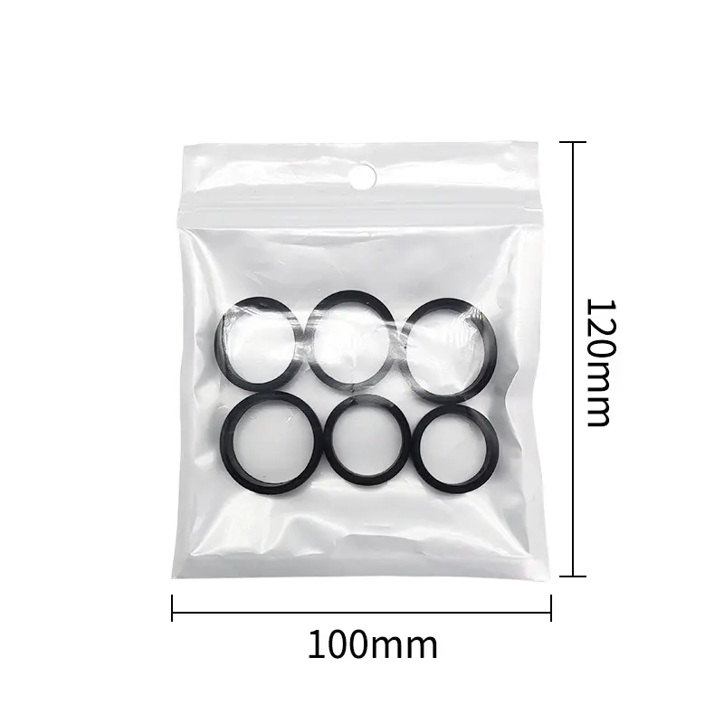 black silicone rings