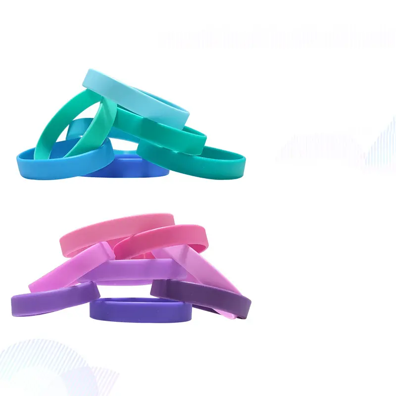 plain silicone wristband