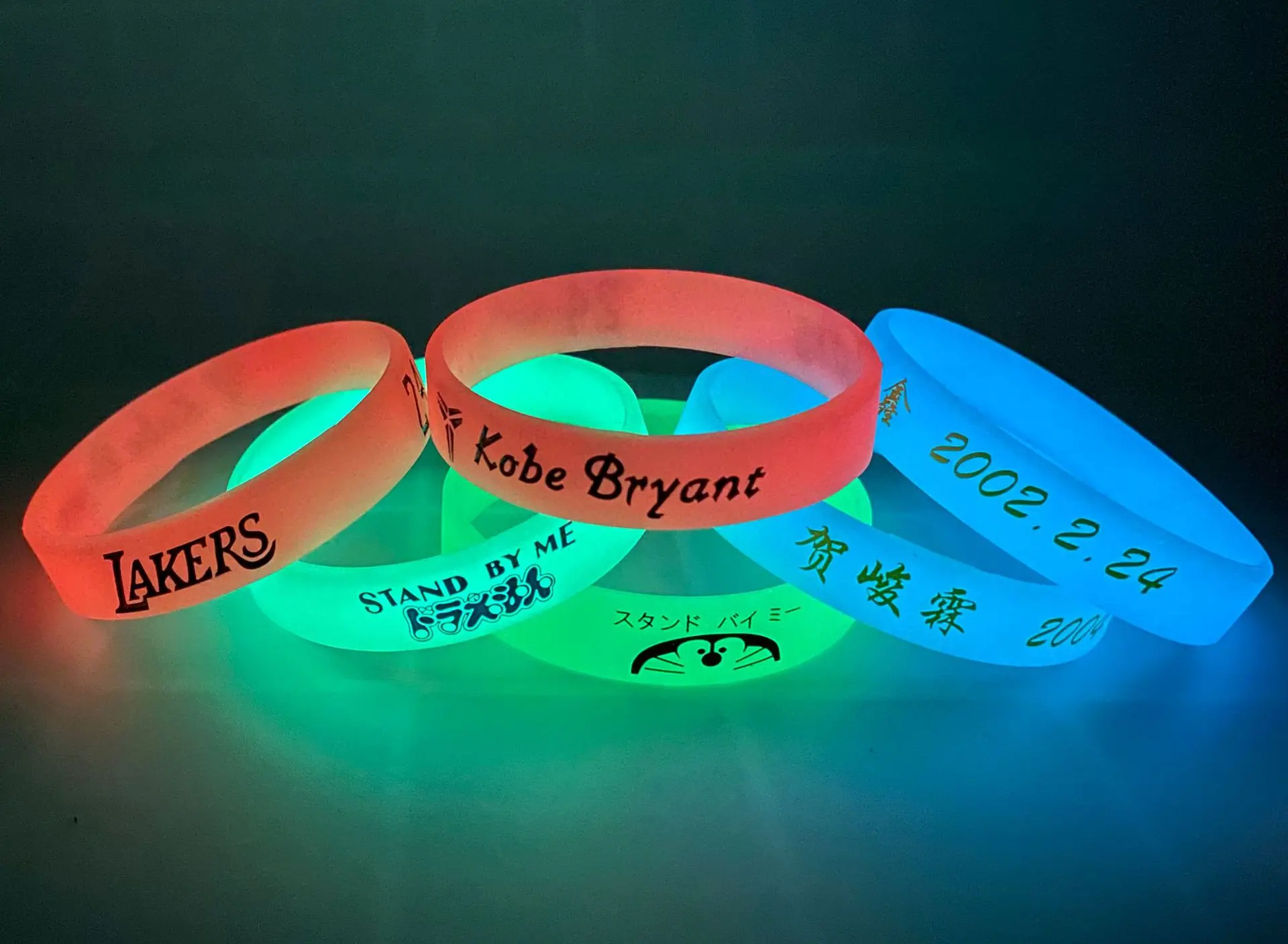 custom glowing bracelet