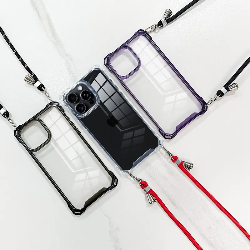 iphone 15 pro phone case on strap