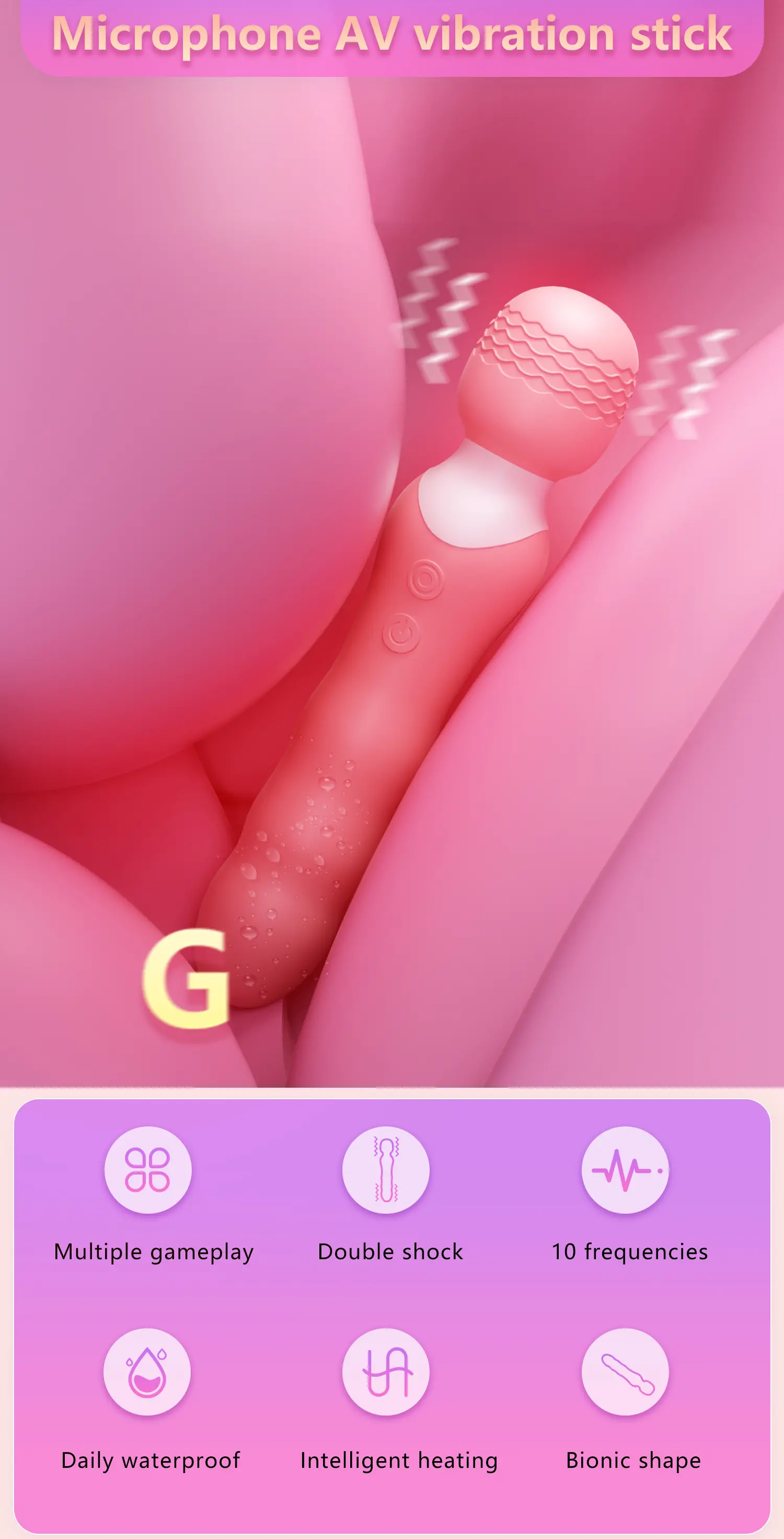 AV Vibrator Sex Toys for Woman 