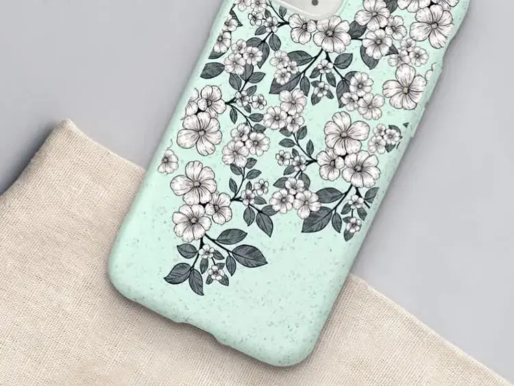 Patterned Bio Degradable eco-friendly phone case for iphone 11