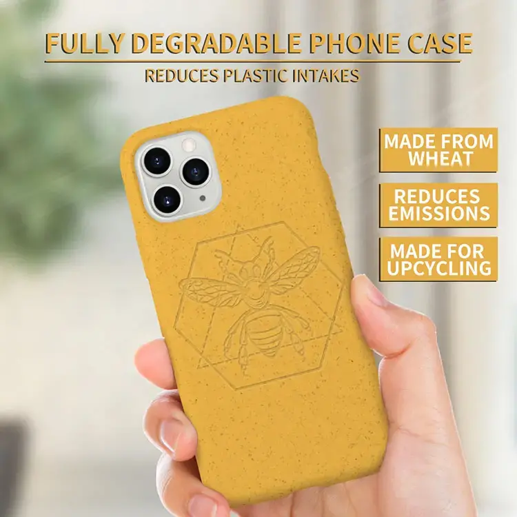 Custom Engraved Bio degradable Phone Case for iPhone 11 Pro Max