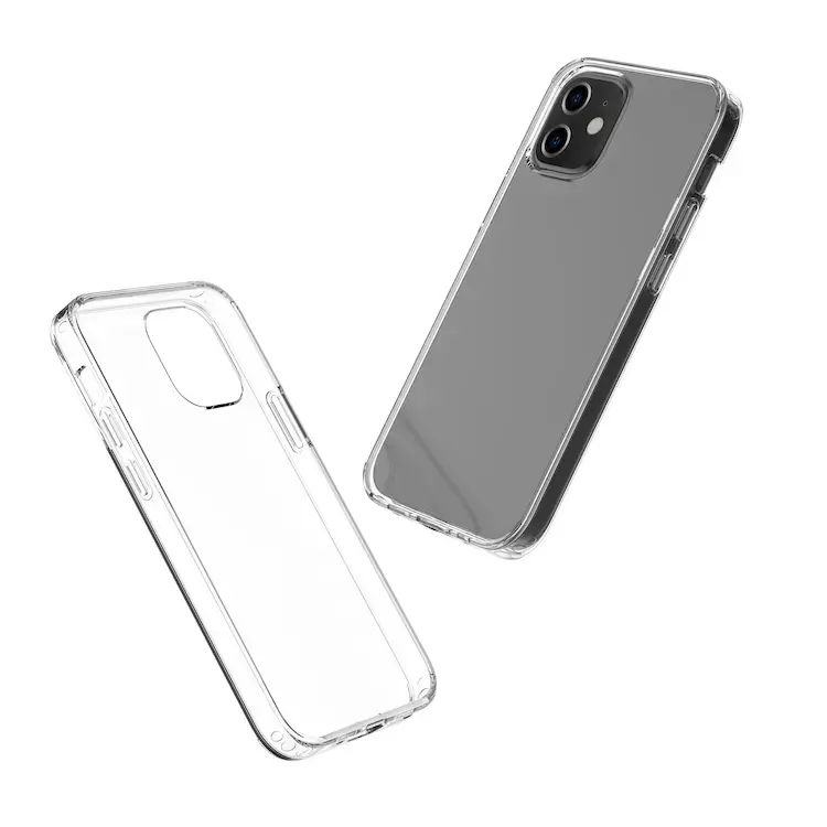  Premium Crystal Clear Soft TPU Gel Ultra-Thin Transparent Flexible Cover Case for iPhone 12