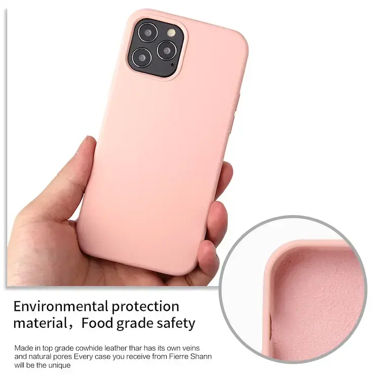  Liquid Silicone Case Gel Rubber Full Body Protection Shockproof Cover Case for iPhone 12