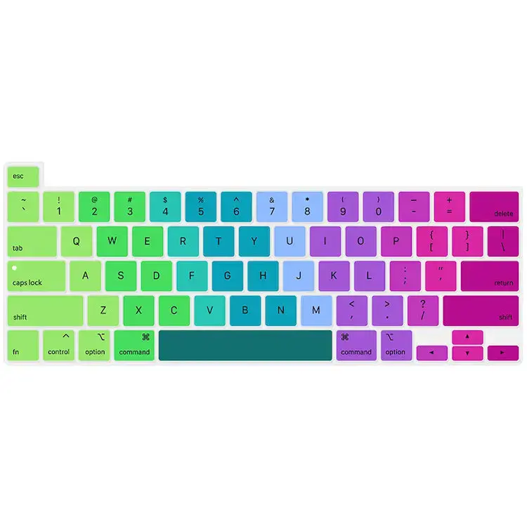 Silicone Keyboard Protective Cases for Macbook Pro 13 inch