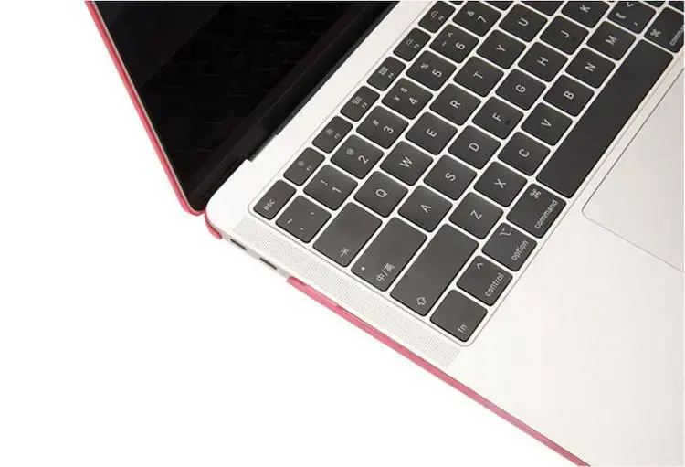 Plastic Hard shell with rubber coating case cover for MacBook Pro 13