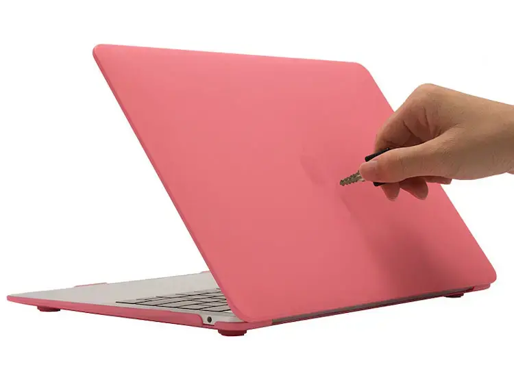 Plastic Hard shell with rubber coating case cover for MacBook Pro 13