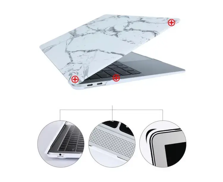 Customization Marble cases for MacBook Pro 13