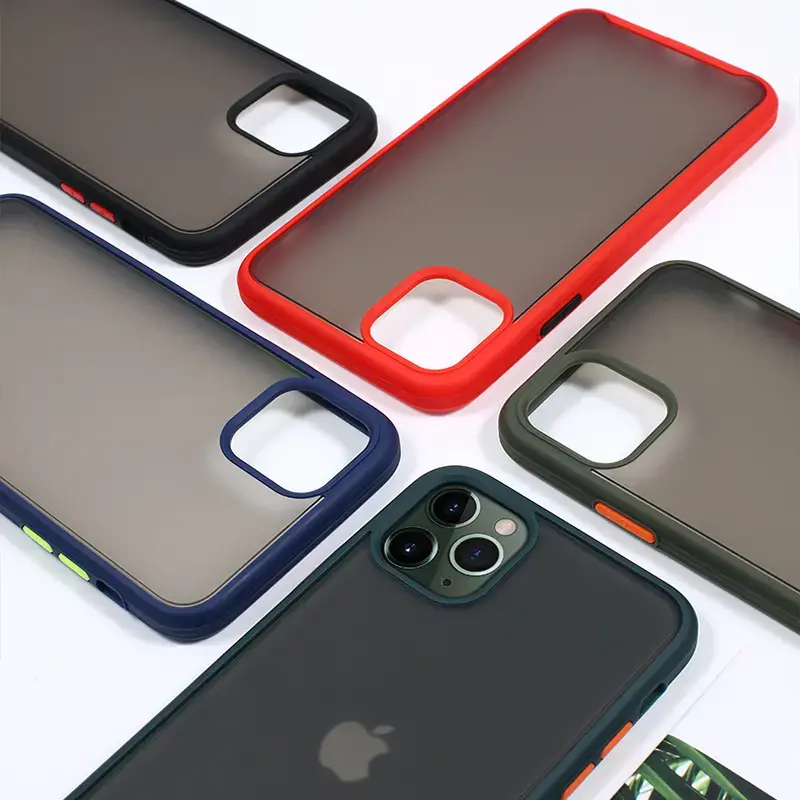 Customzation hard back case with soft tpu bumper for iPhone 11 pro