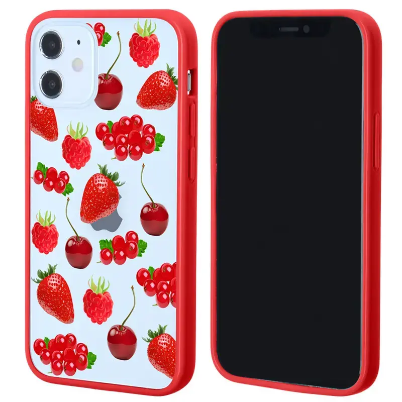 Colorful Fruit and Flowers Design Protective iPhone Case