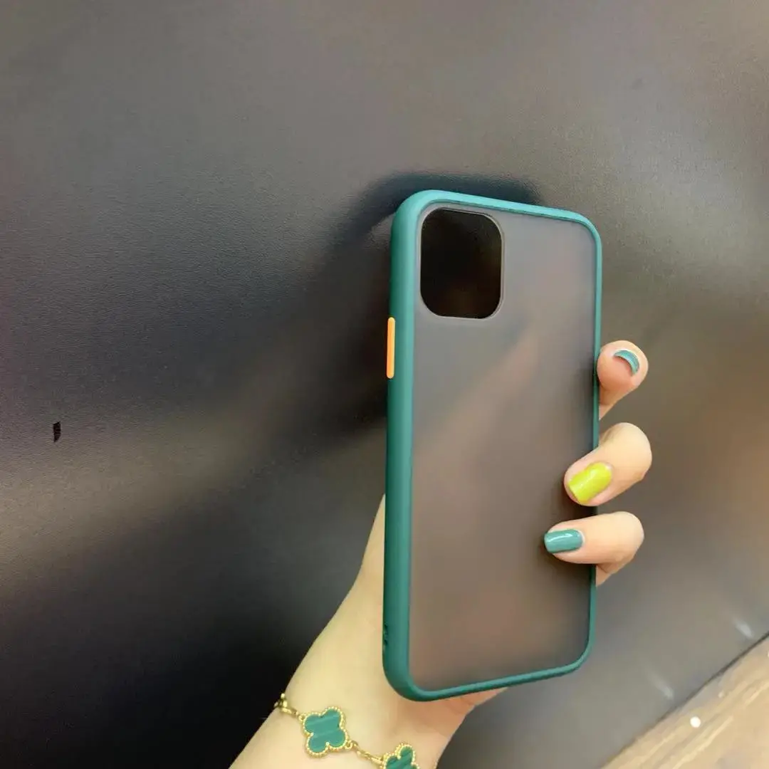 Translucent Matte Cases Designed for iphone 11 and 12 Series with Hard Matte Clear Back Cover & Soft Edges