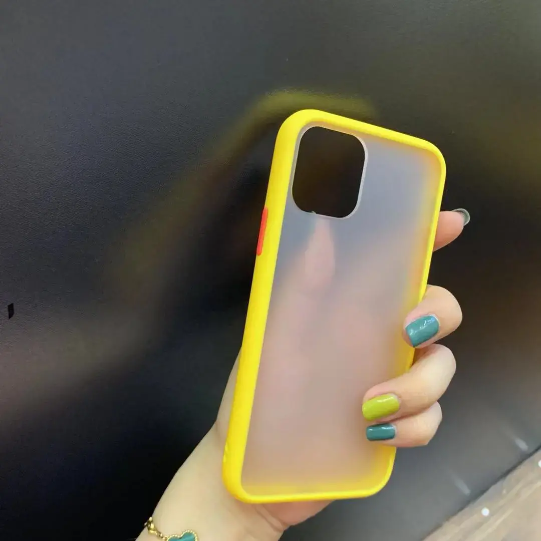 Translucent Matte Cases Designed for iphone 11 and 12 Series with Hard Matte Clear Back Cover & Soft Edges