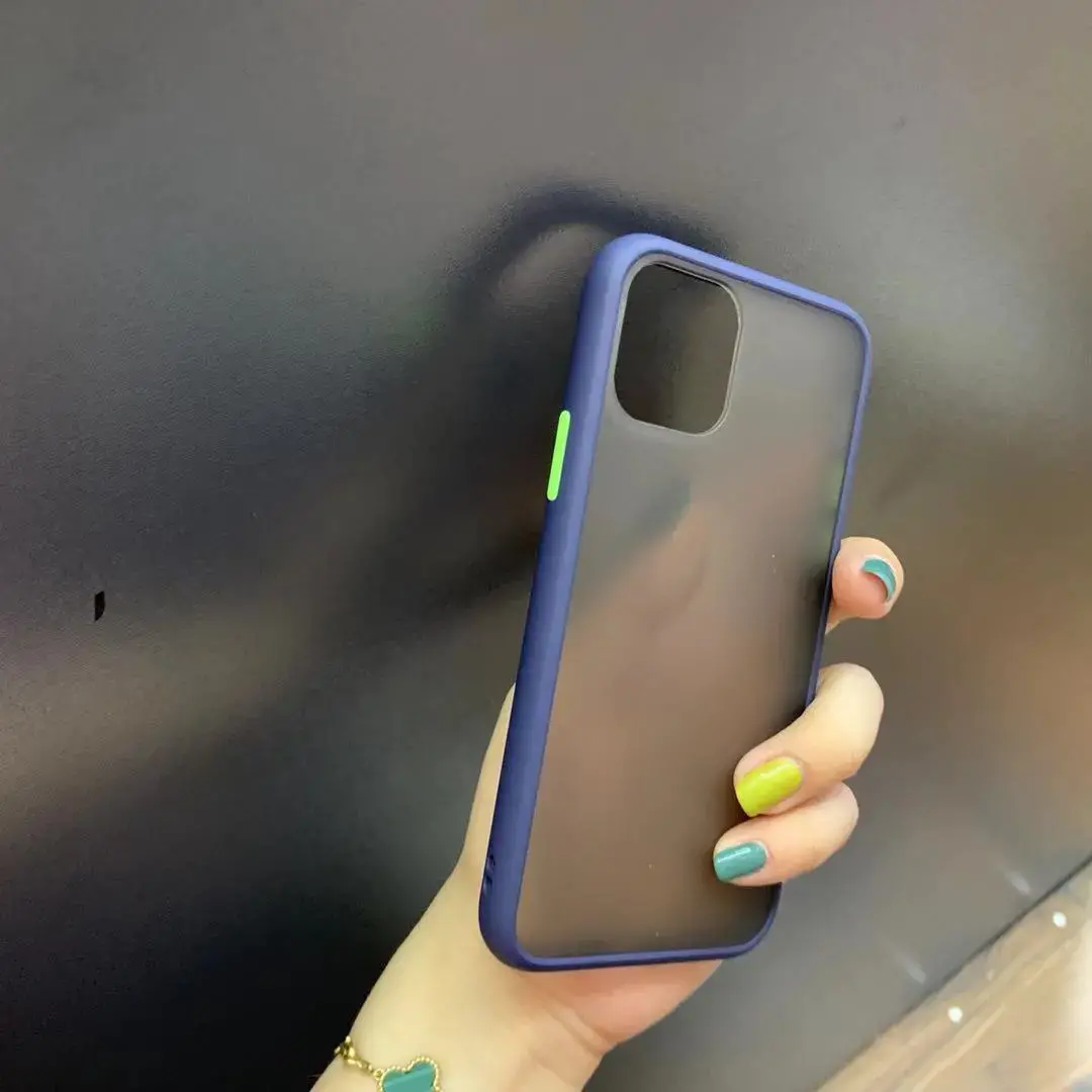 Translucent Matte Cases Designed for iphone 11 and 12 Series with Hard Matte Clear Back Cover & Soft Edges