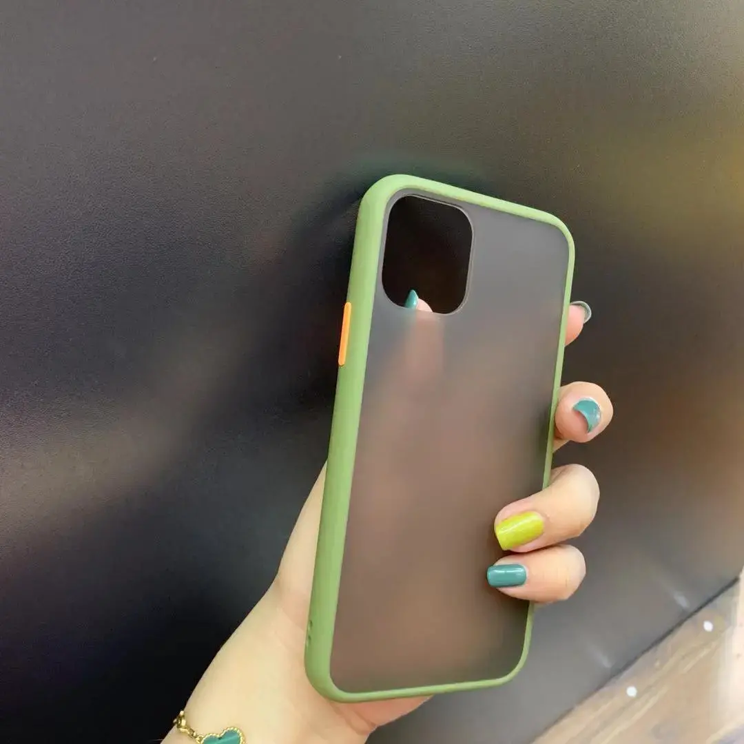 Translucent Matte Cases Designed for iphone 11 and 12 Series with Hard Matte Clear Back Cover & Soft Edges