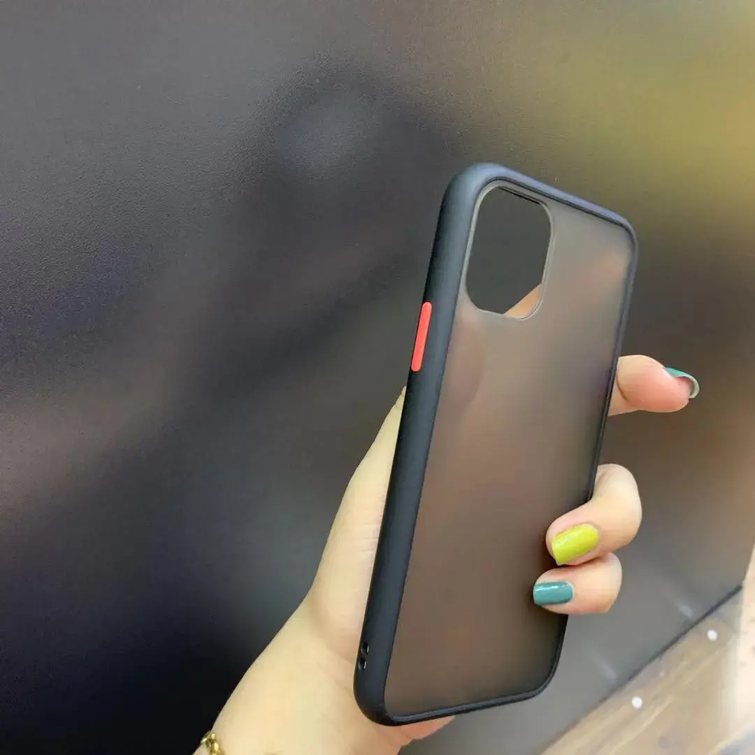 Translucent Matte Cases Designed for iphone 11 and 12 Series with Hard Matte Clear Back Cover & Soft Edges