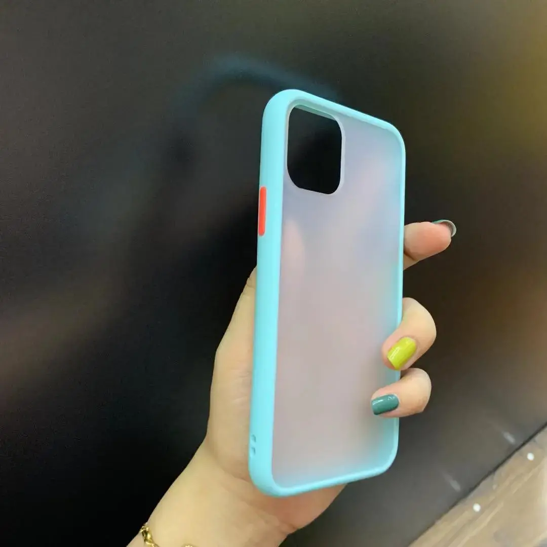 Translucent Matte Cases Designed for iphone 11 and 12 Series with Hard Matte Clear Back Cover & Soft Edges