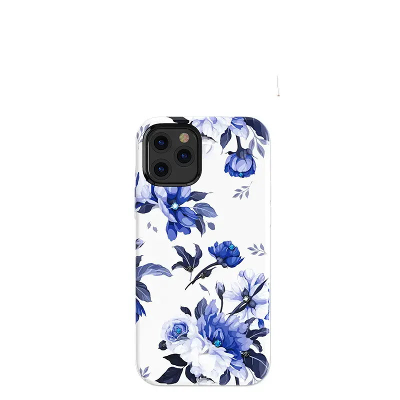 Blossom Floral Flower Pattern Designed iPhone 12 Case and iPhone 12 Pro Case for Girl Women