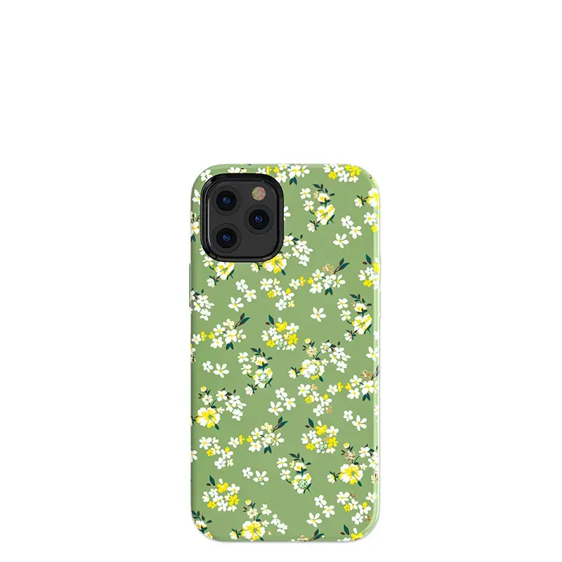 Blossom Floral Flower Pattern Designed iPhone 12 Case and iPhone 12 Pro Case for Girl Women