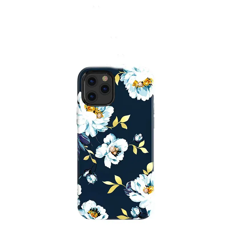 Blossom Floral Flower Pattern Designed iPhone 12 Case and iPhone 12 Pro Case for Girl Women