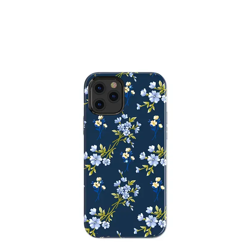 Blossom Floral Flower Pattern Designed iPhone 12 Case and iPhone 12 Pro Case for Girl Women