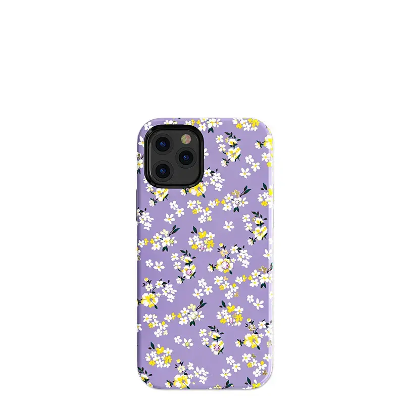 Blossom Floral Flower Pattern Designed iPhone 12 Case and iPhone 12 Pro Case for Girl Women