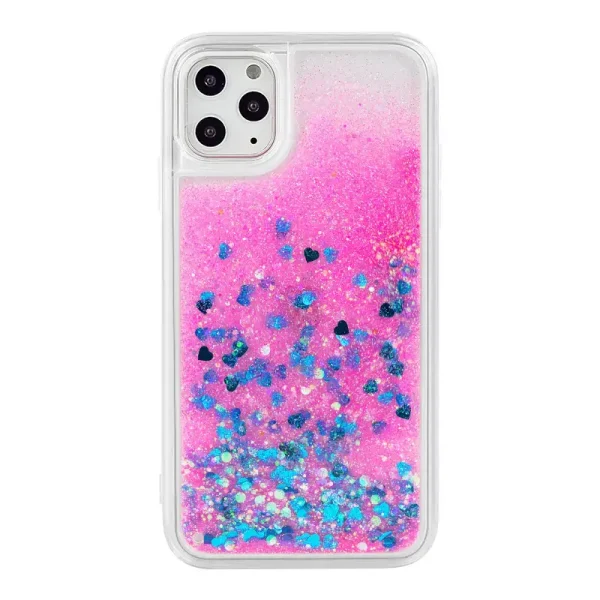 Glitter quicksand liquid phone cases for iPhone 11