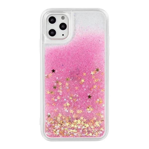 Customize flowing sand quicksand liquid mobile cases for iPhone 11