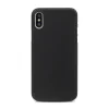 Solid black ultra slim mobile phone cases for iPhone xs