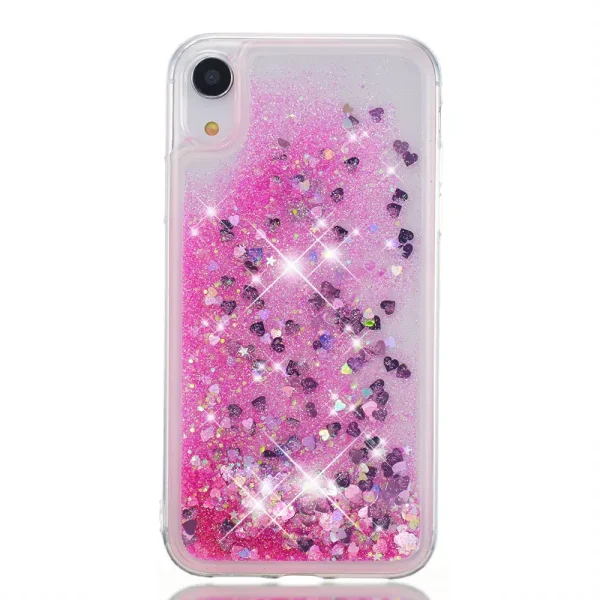 Customize Gliter phone cover quicksand liquid phone cover for iPhone XR