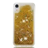 Customize shockproof glitter phone case with liquid sand flowing mobile cover for iPhone XR