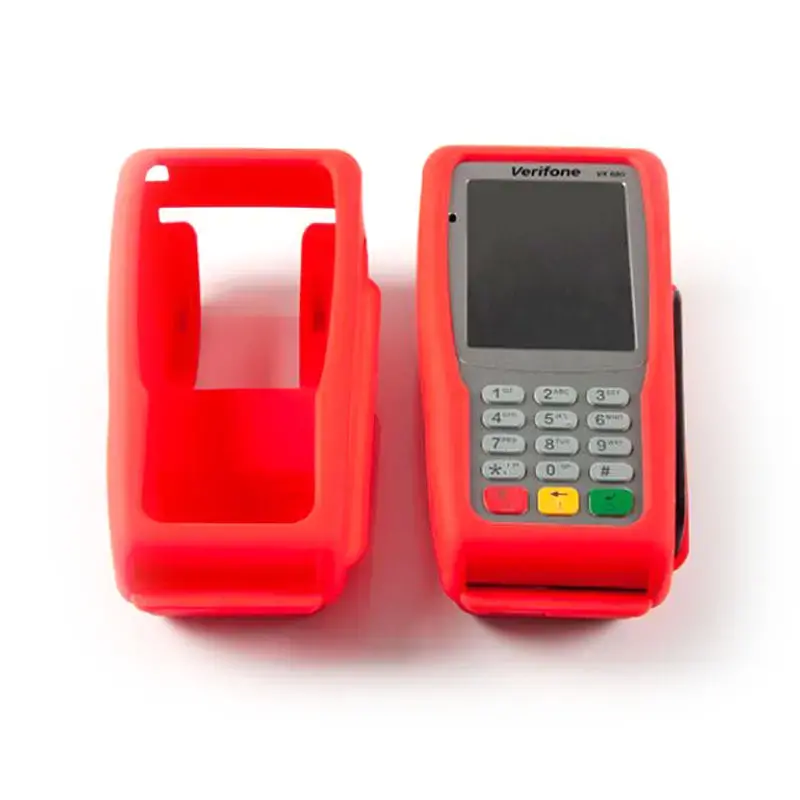 Customize shockproof silicone pos cases for Verifone V680