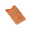 Premium Leather Phone Card Holder Stick On Wallet for iPhone and Android Smartphones