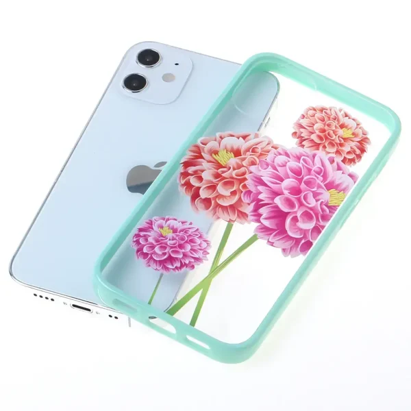 主图：Customzation Pattern Design hard PC back and soft TPU side Protective Case for iphone 12 and iphone 12 pro (3)