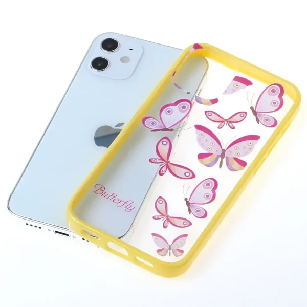 主图：Customzation Pattern Design hard PC back and soft TPU side Protective Case for iphone 12 and iphone 12 pro (6)