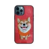 iPhone12 Cute Dog Phone Case - Animal Embroidery (8)