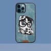 iPhone12 Cute Dog Phone Case - Animal Embroidery (5)