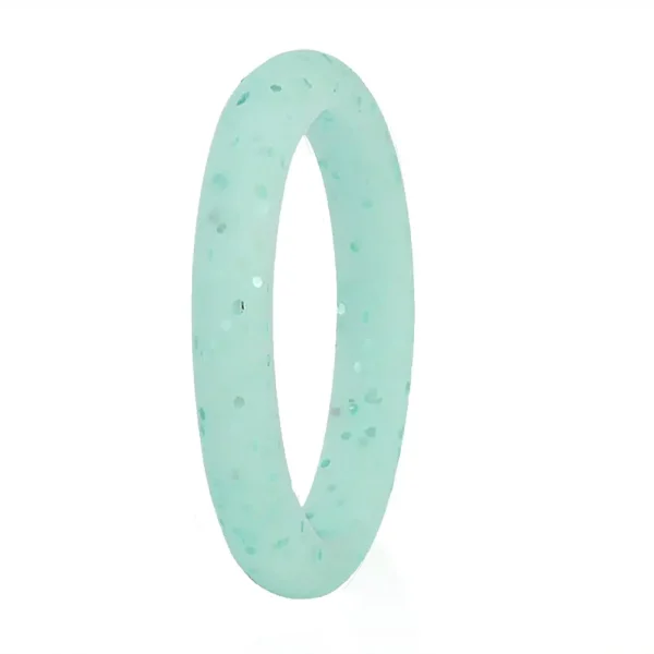 glitter silicone rings