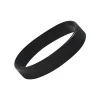 black silicone bracelet