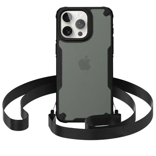 Shoulder Strap phone cover for iphone 15 pro