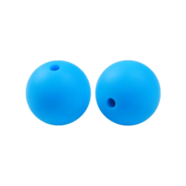 15mm round silicone bead