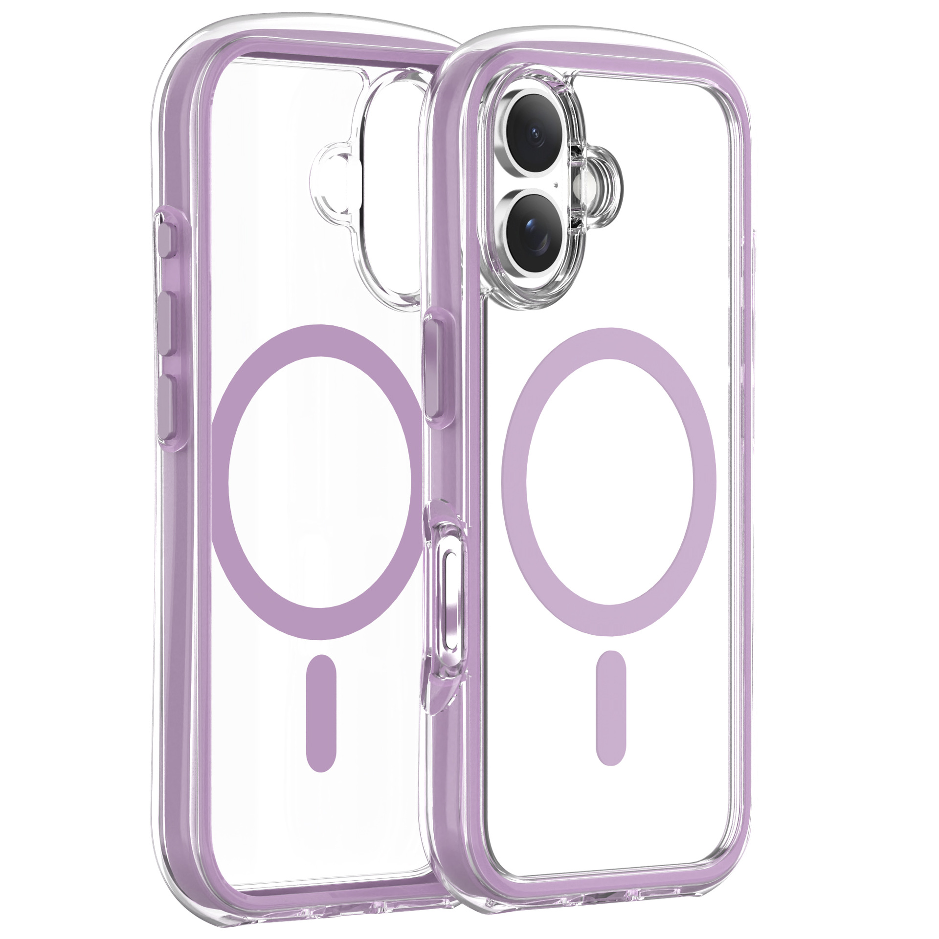 shockproof magesafe clear case for iphone 16